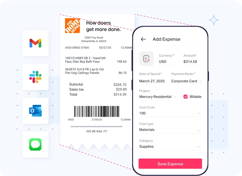 Track receipts from your favorite apps with Fyle