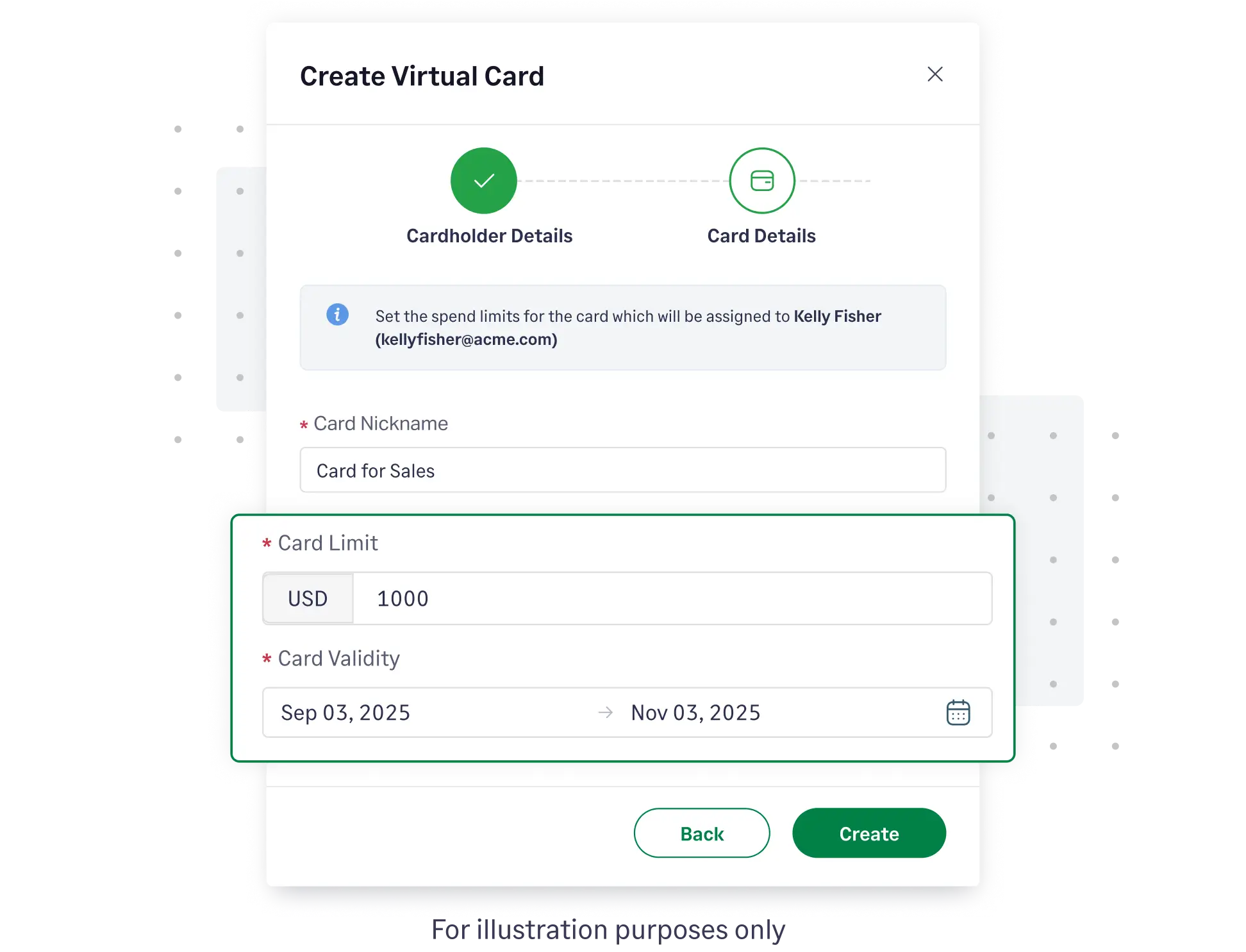 Create American Express virtual Cards right from Sage Expense Management for Amex expense management