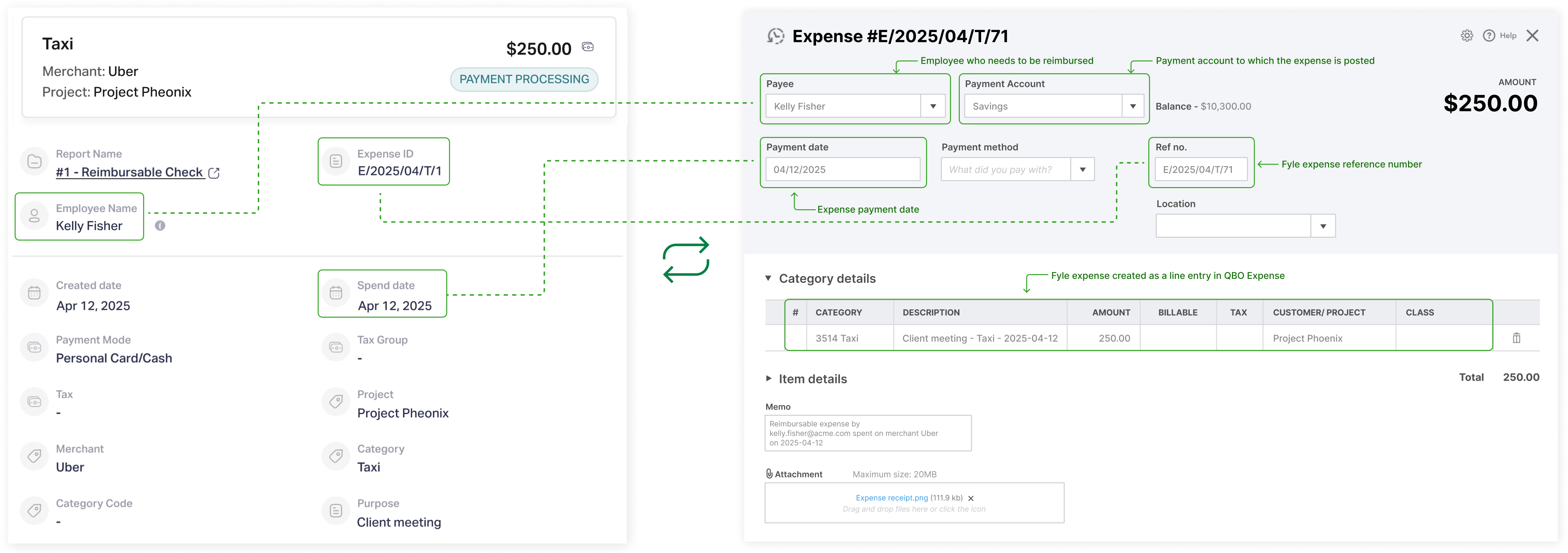 Integrate Sage Expense Management with your existing accounting software, and have expenses coded automatically.