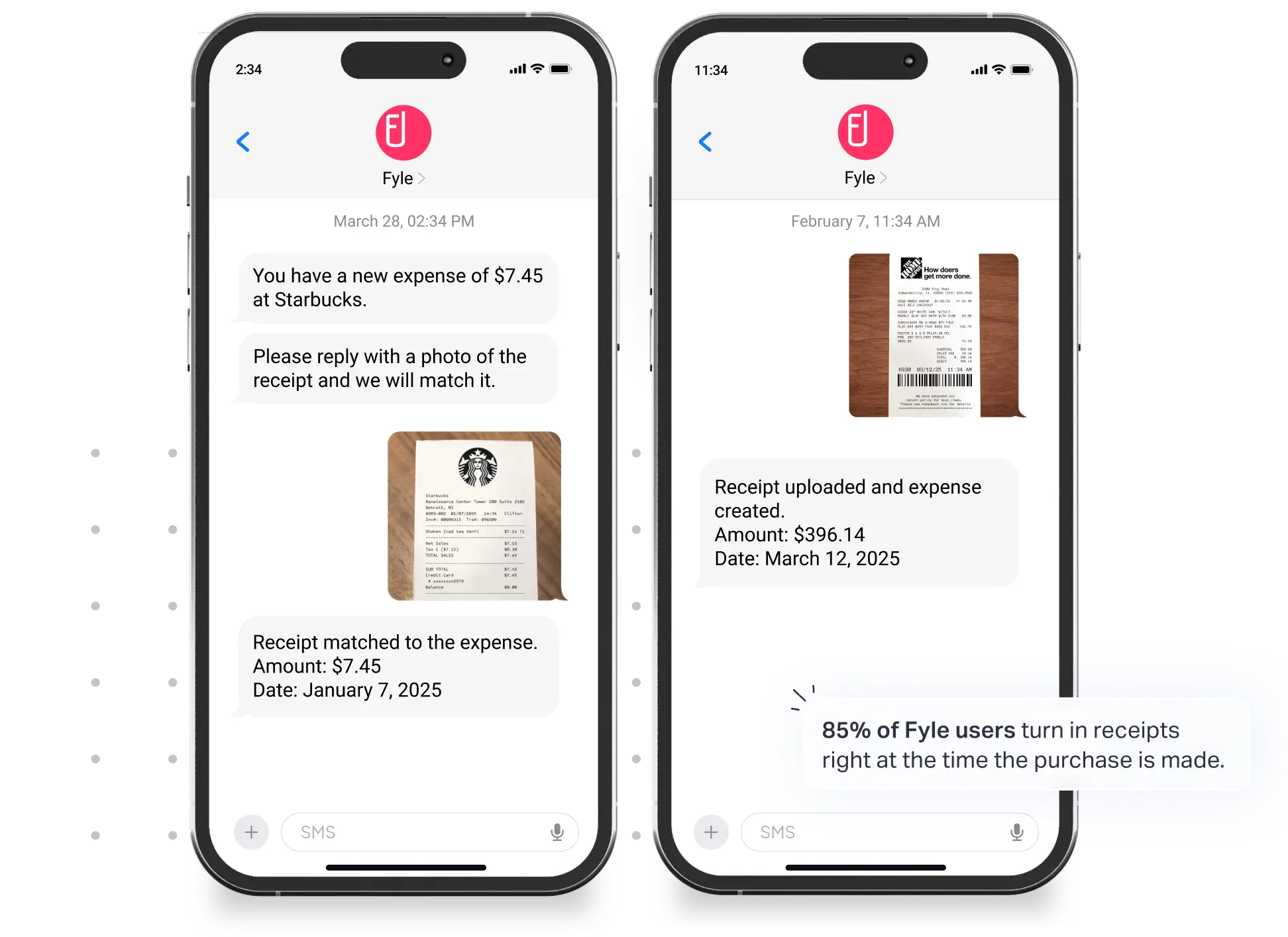 Manage and reconcile Mastercard credit card spend in real-time via text with Sage Expense Management
