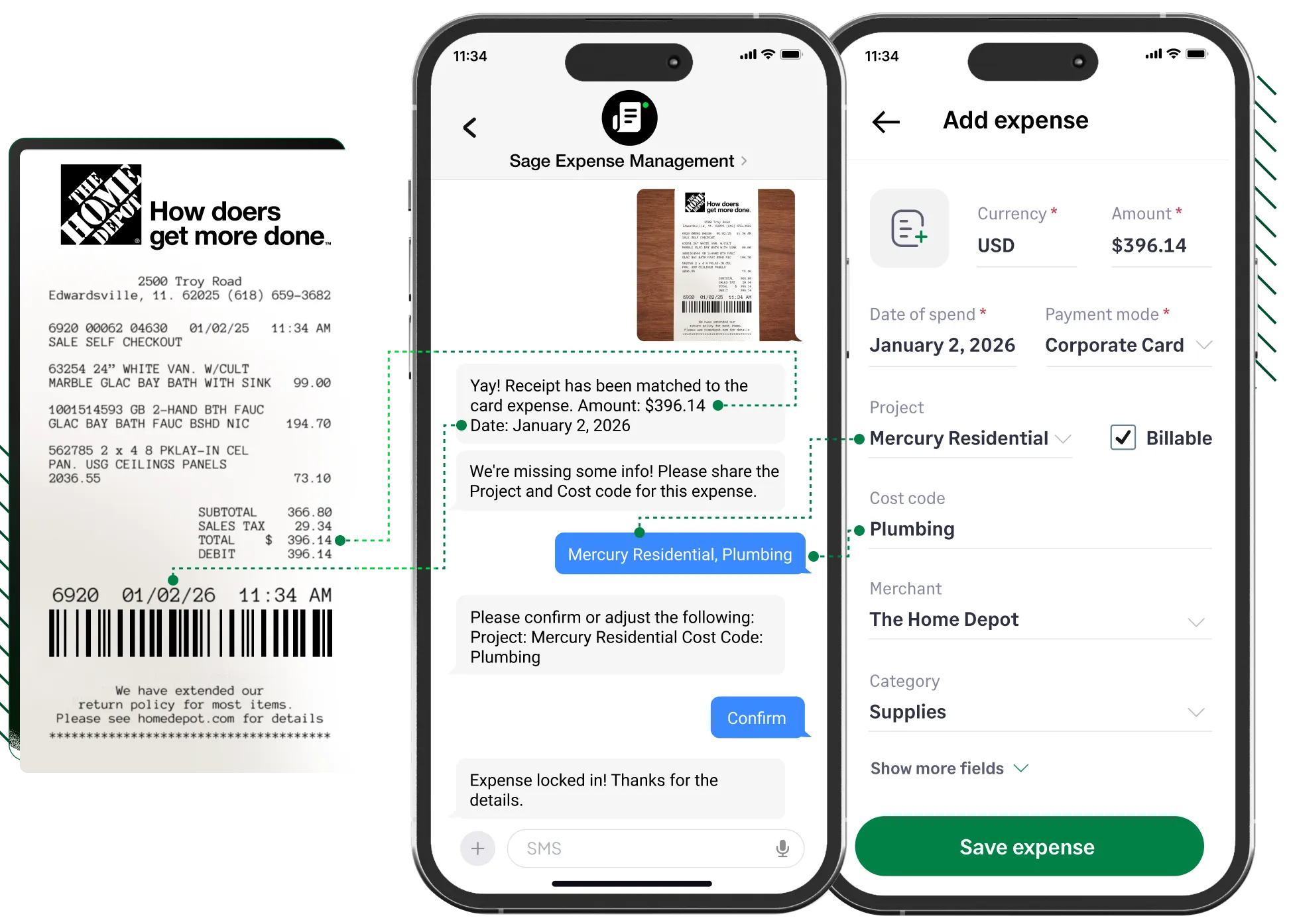 Business expense categories