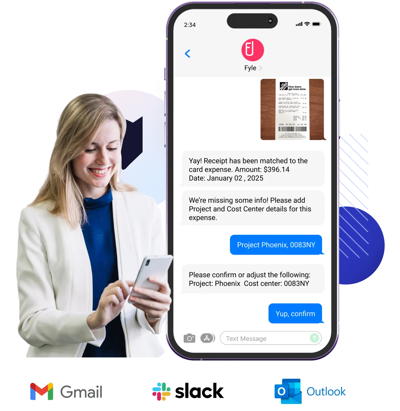 How Fyle's automated expense reporting system gives you real-time notifications for credit card transactions.