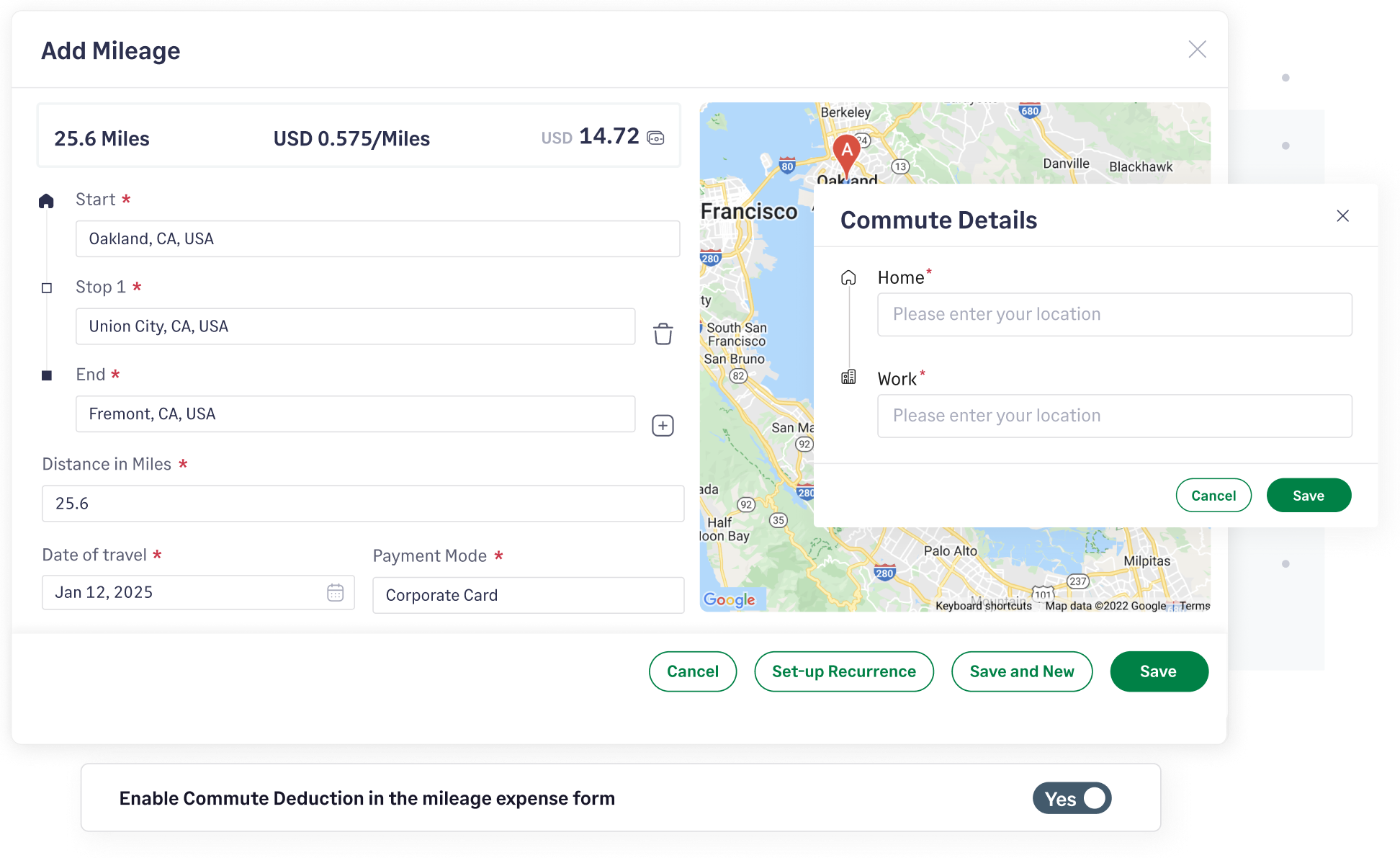 Sage Expense Management's business mileage tracker app simplifies business mileage tracking for employees