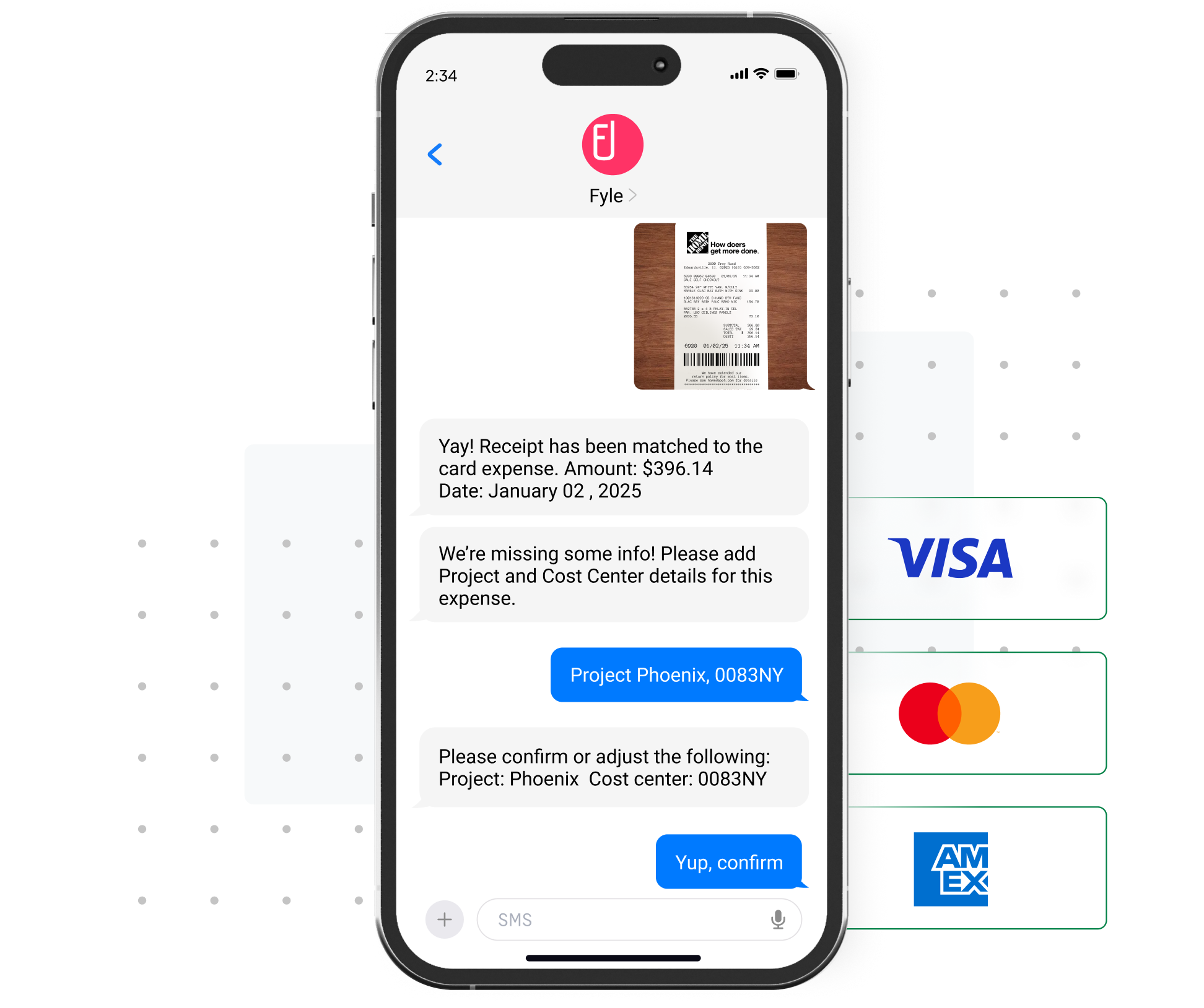 Easy expense management on credit cards you already have