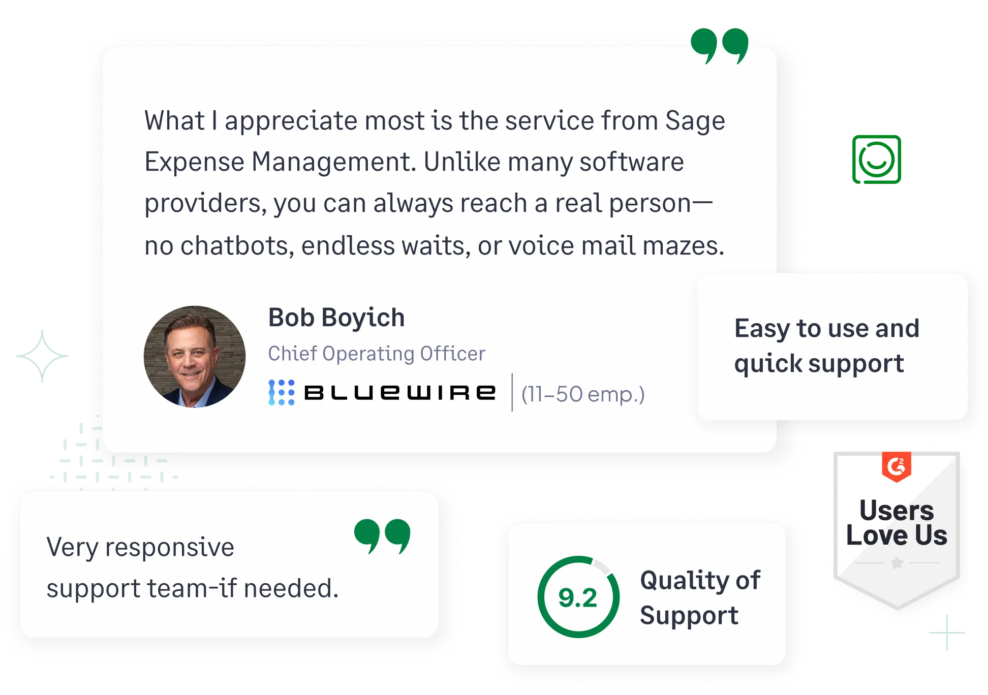 Sage Expense Management customer support and reviews