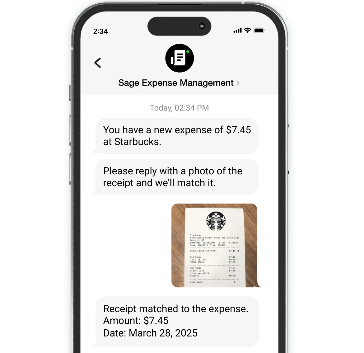 How Sage Expense Management automates receipt tracking and management