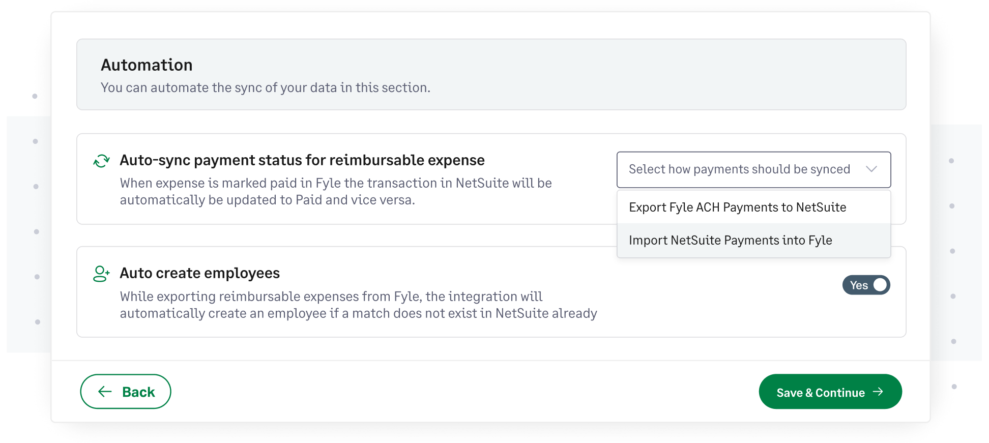 Custom Field Mapping