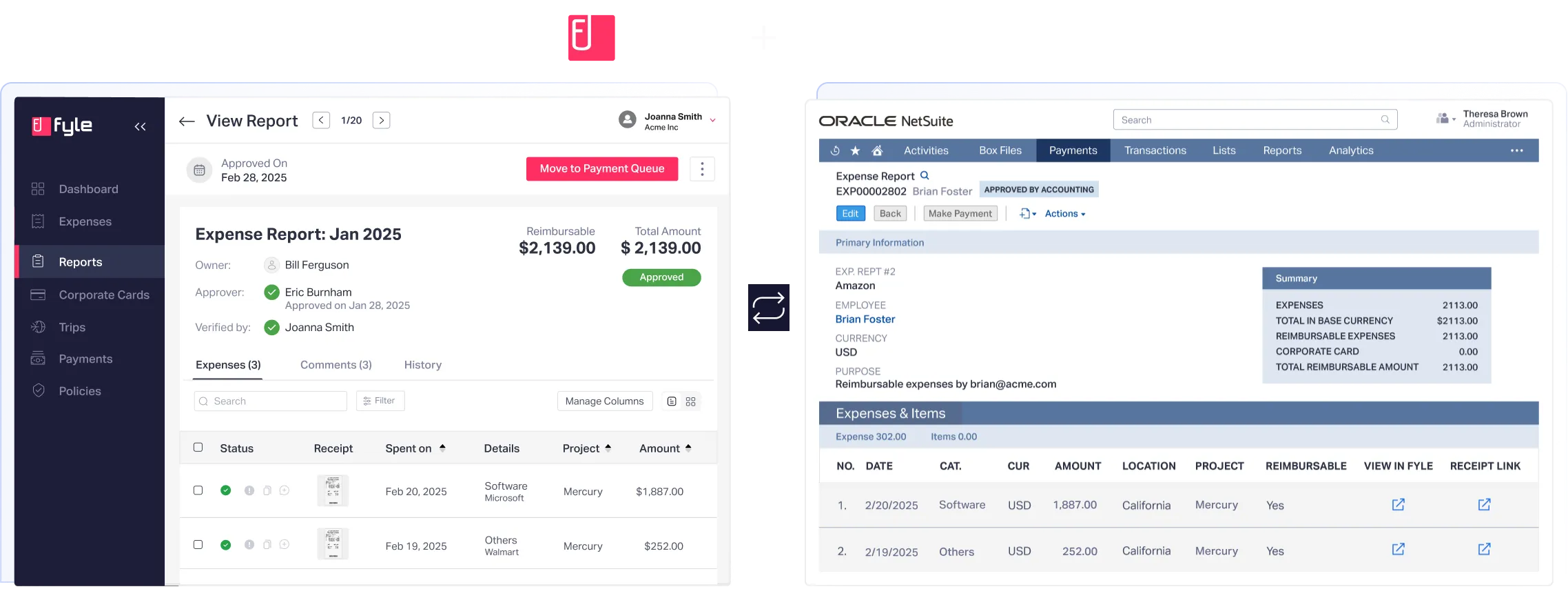 Connect NetSuite with Fyle for seamless accounting