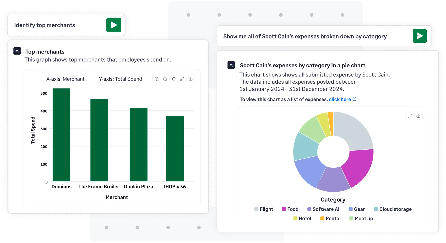 Get insights into Mastercard card spend with Sage Expense Management's AI powered Copilot