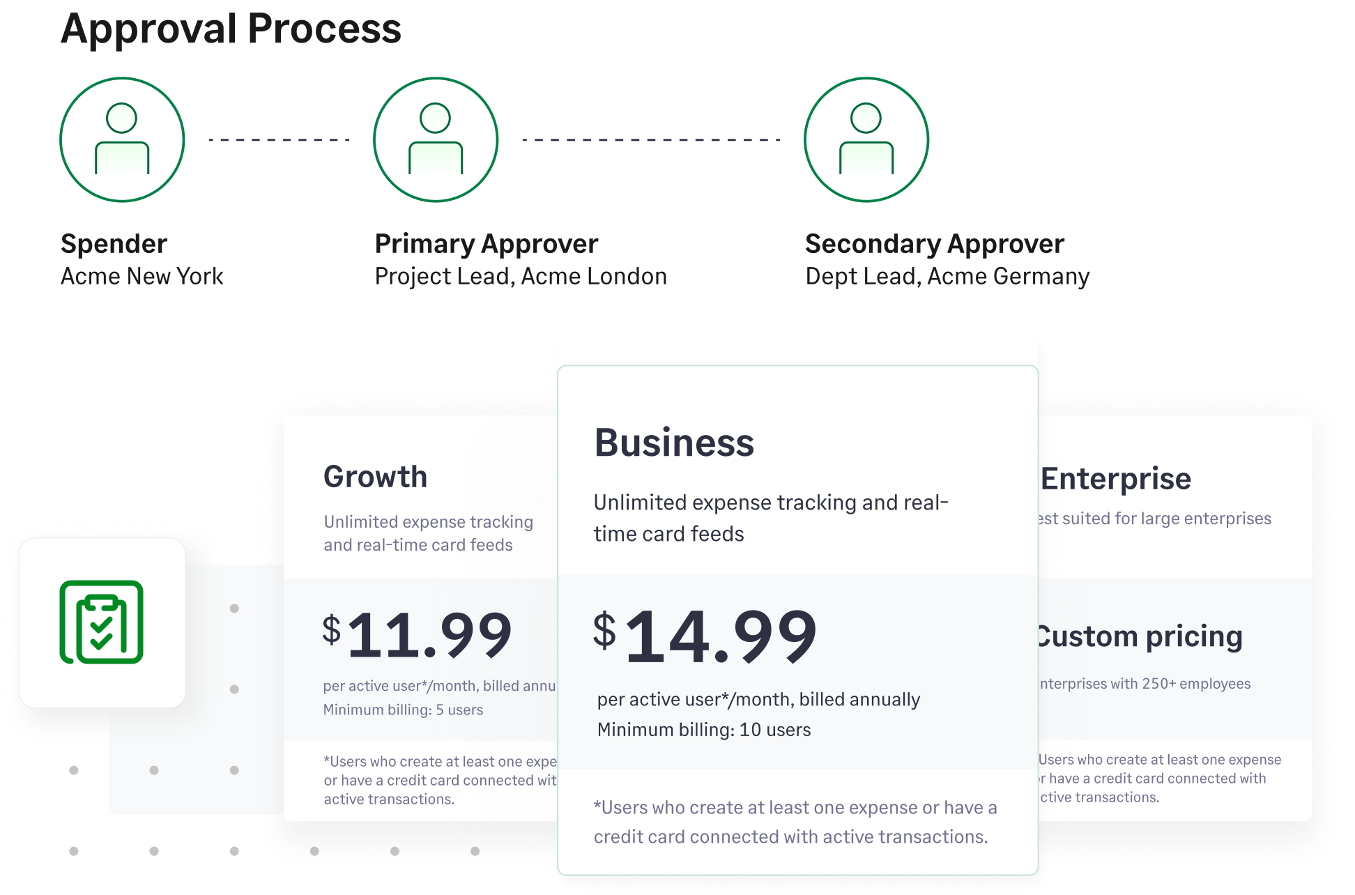 Sage Expense Management features that help scaling companies manage expenses