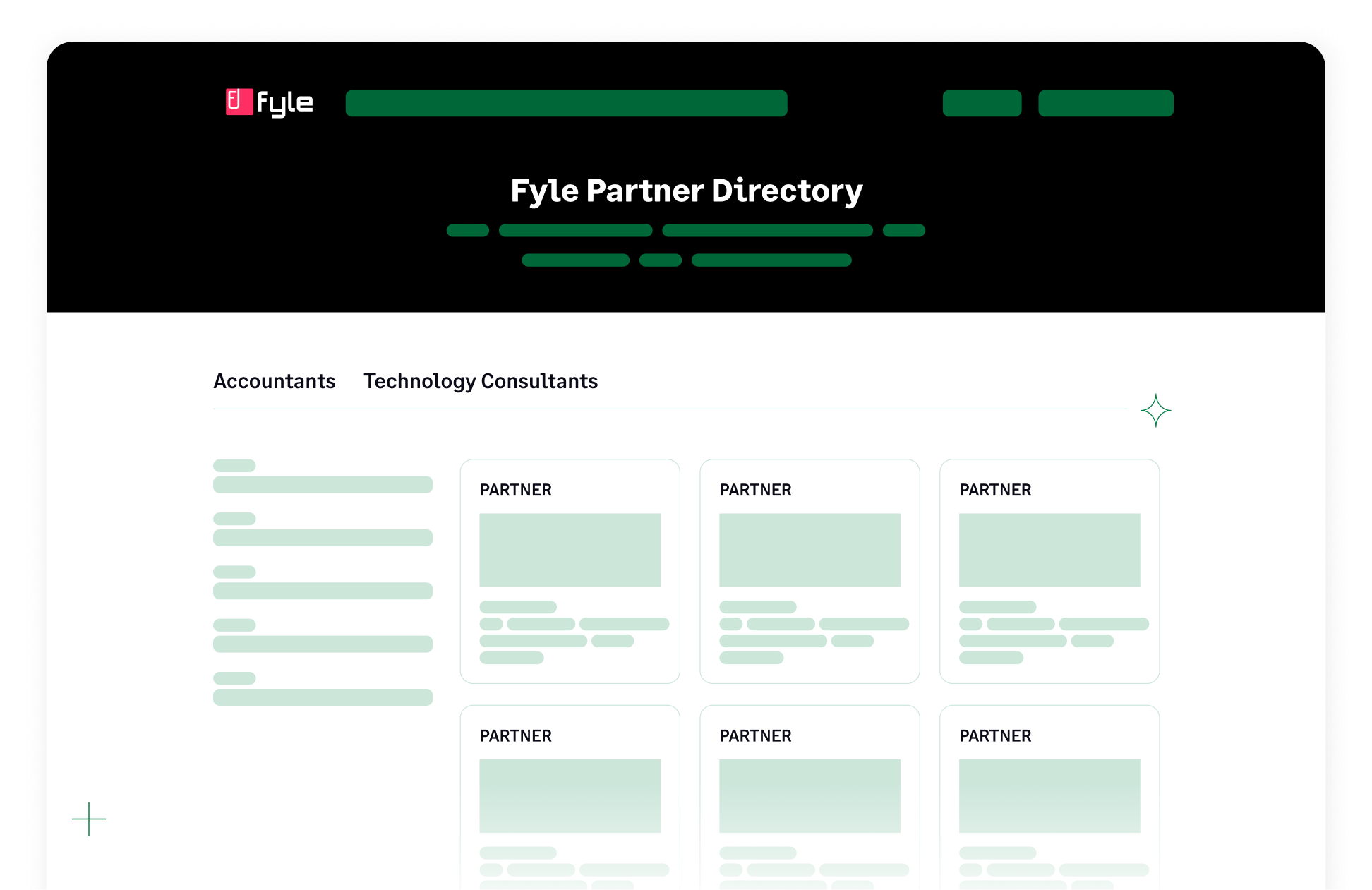partner directory section partner portal screenshot