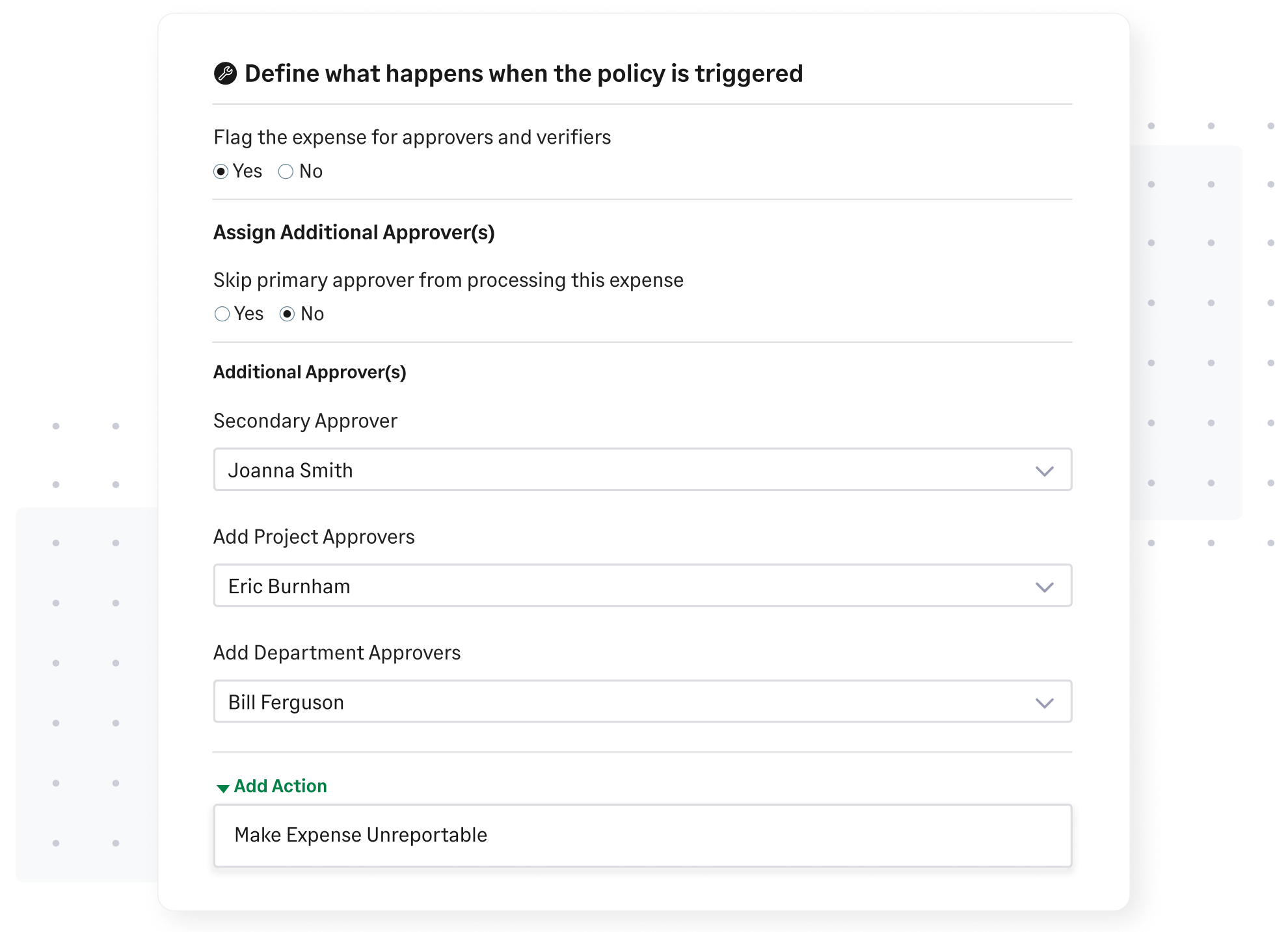 Policy-based expense approval workflow setup with Fyle