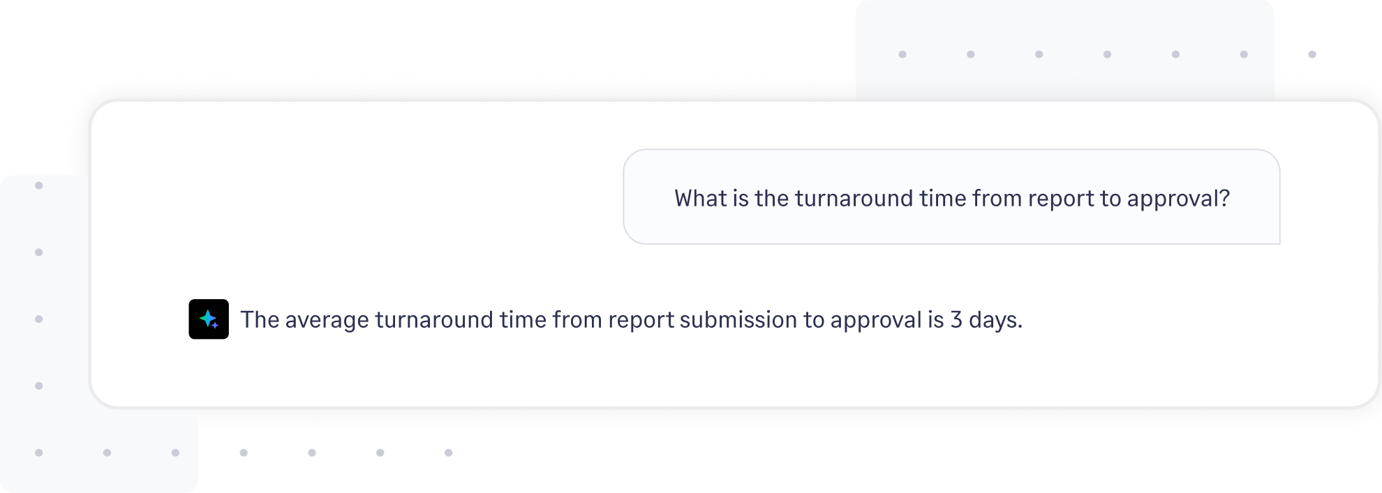 Get data on operational analytics by asking Fyle Copilot