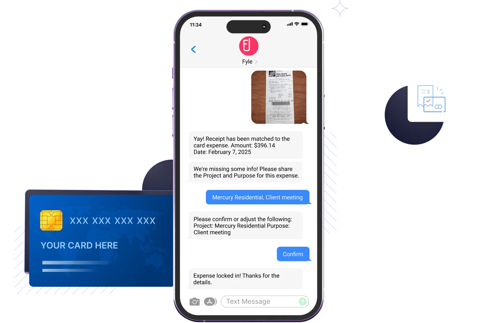 Real-time expense management on cards you already have
