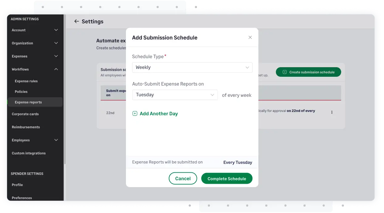 Split expense feature in Fyle