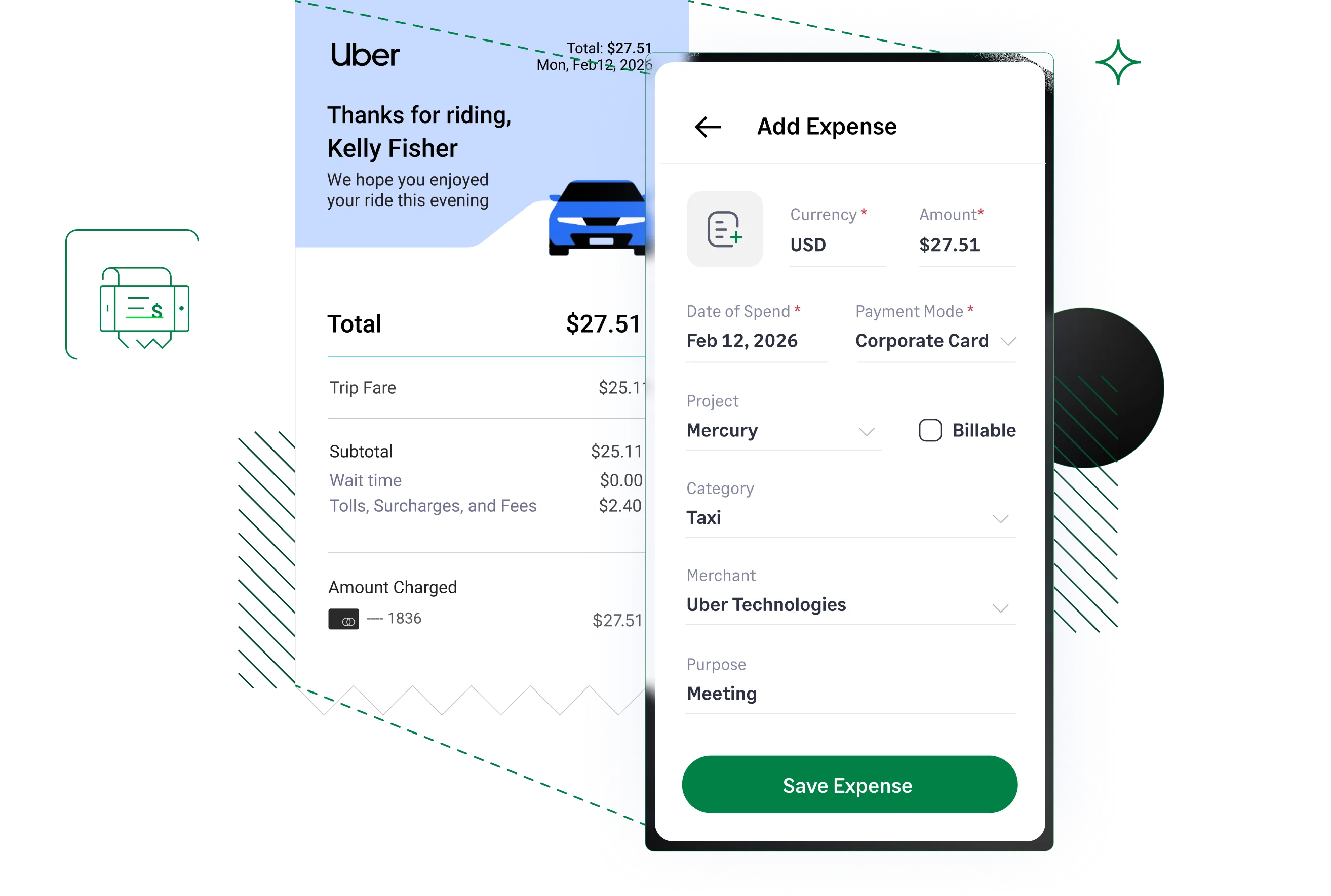 Sage Expense Management simplifies expense tracking and corporate card reconciliation.