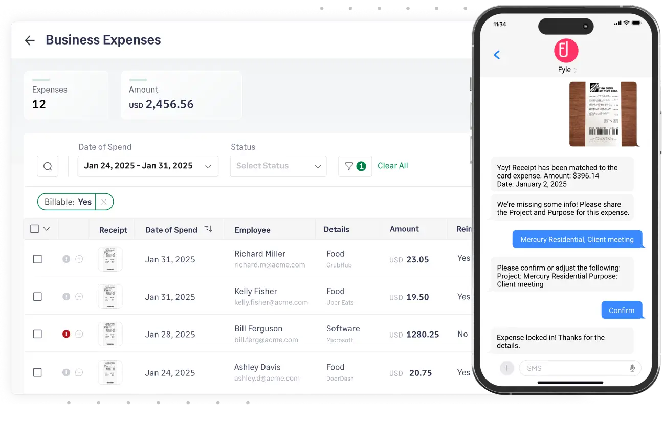 Track and reconcile credit card expenses in real-time with Fyle