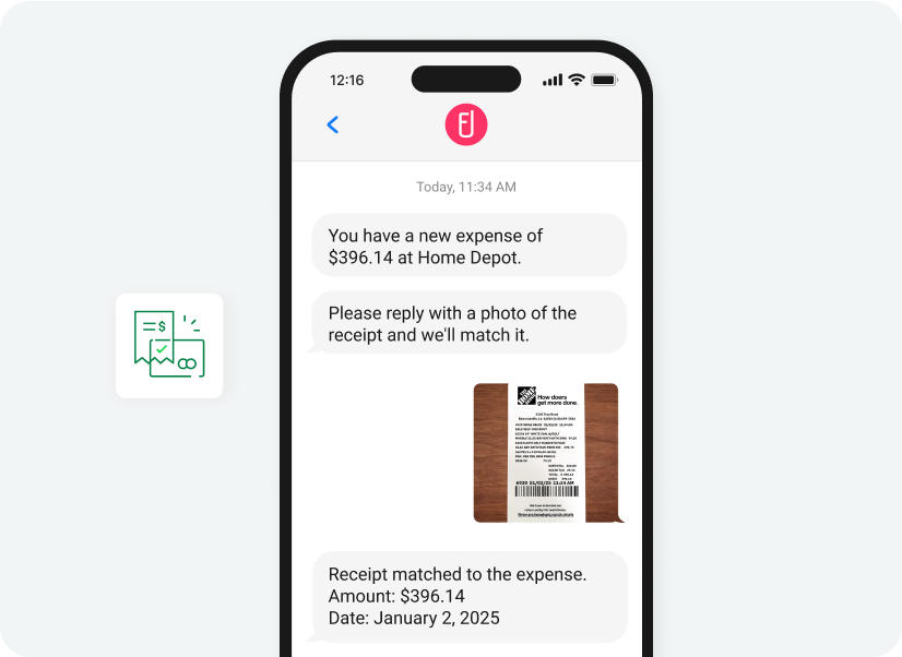 Track and reconcile receipts to credit card expenses via Fyle's real time feeds
