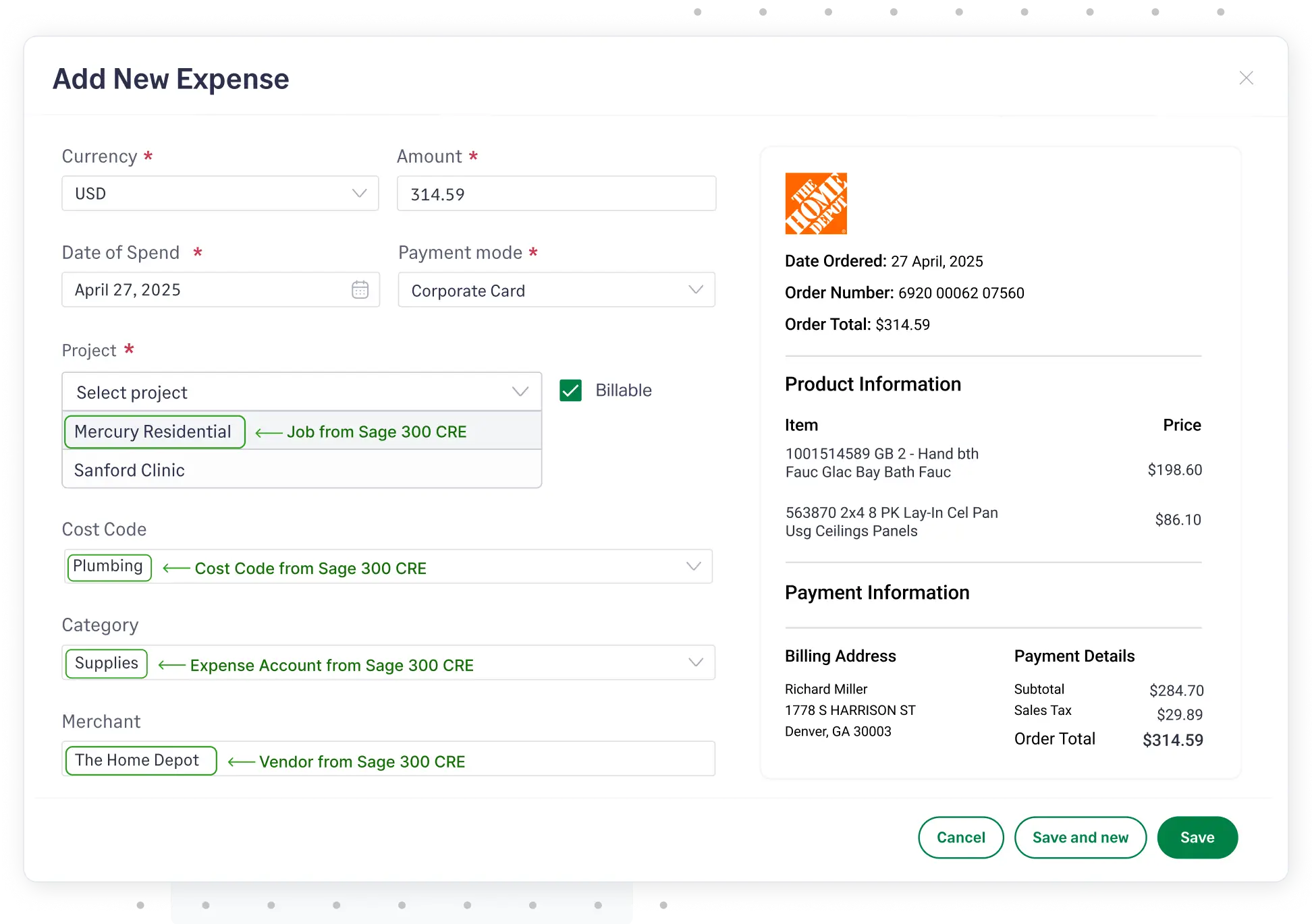 Map Chart of Accounts & Categories