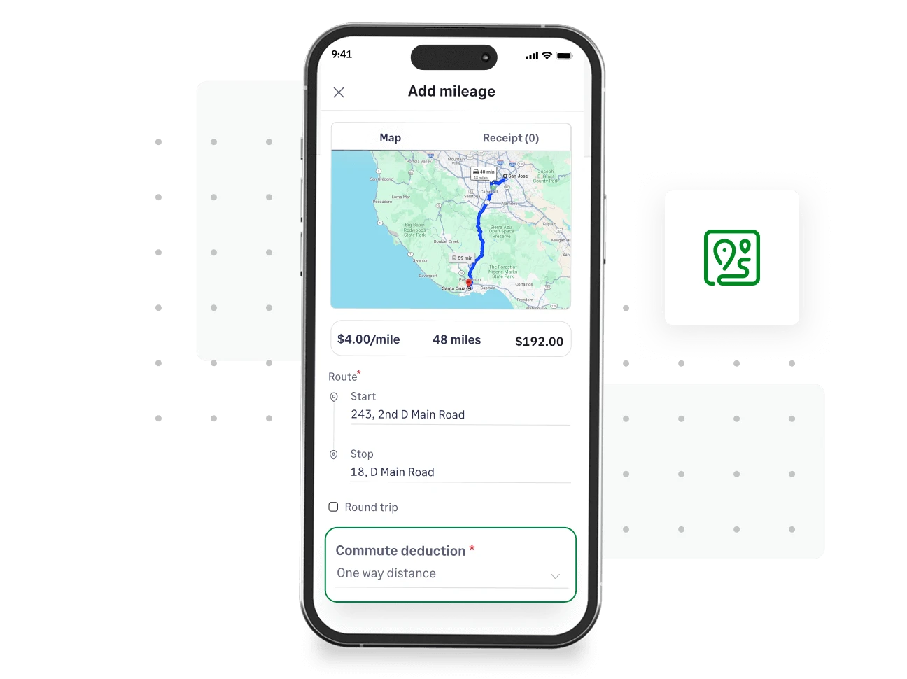 Mileage tracking made easy with Sage Expense Management's mileage expense tracker app
