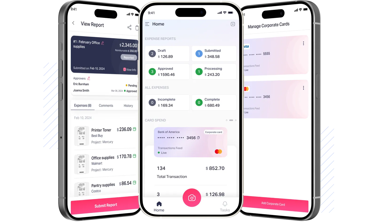 Track receipts, approve employee expenses and view spend on Fyle's mobile expense tracking app.