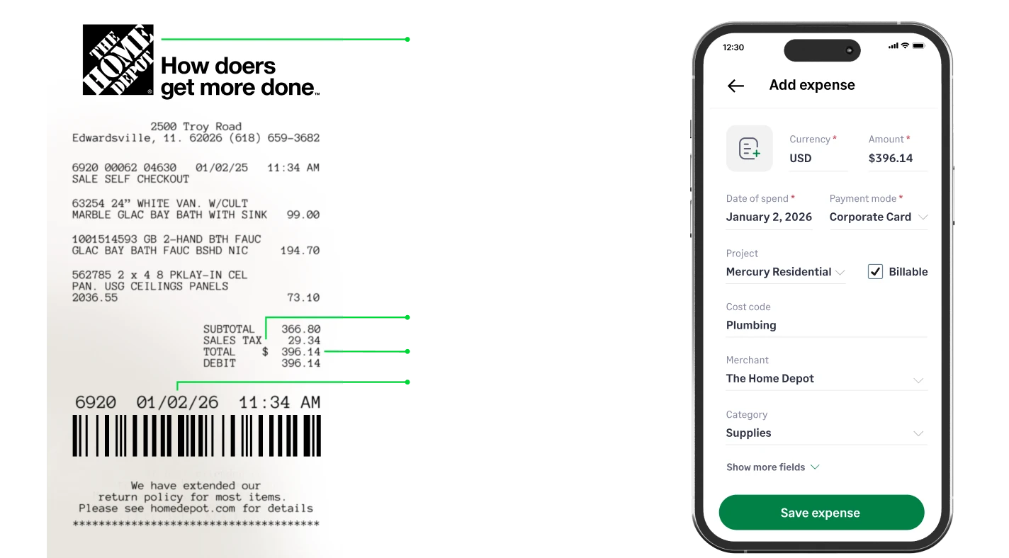 How Sage expense management uses OCR to scan receipts