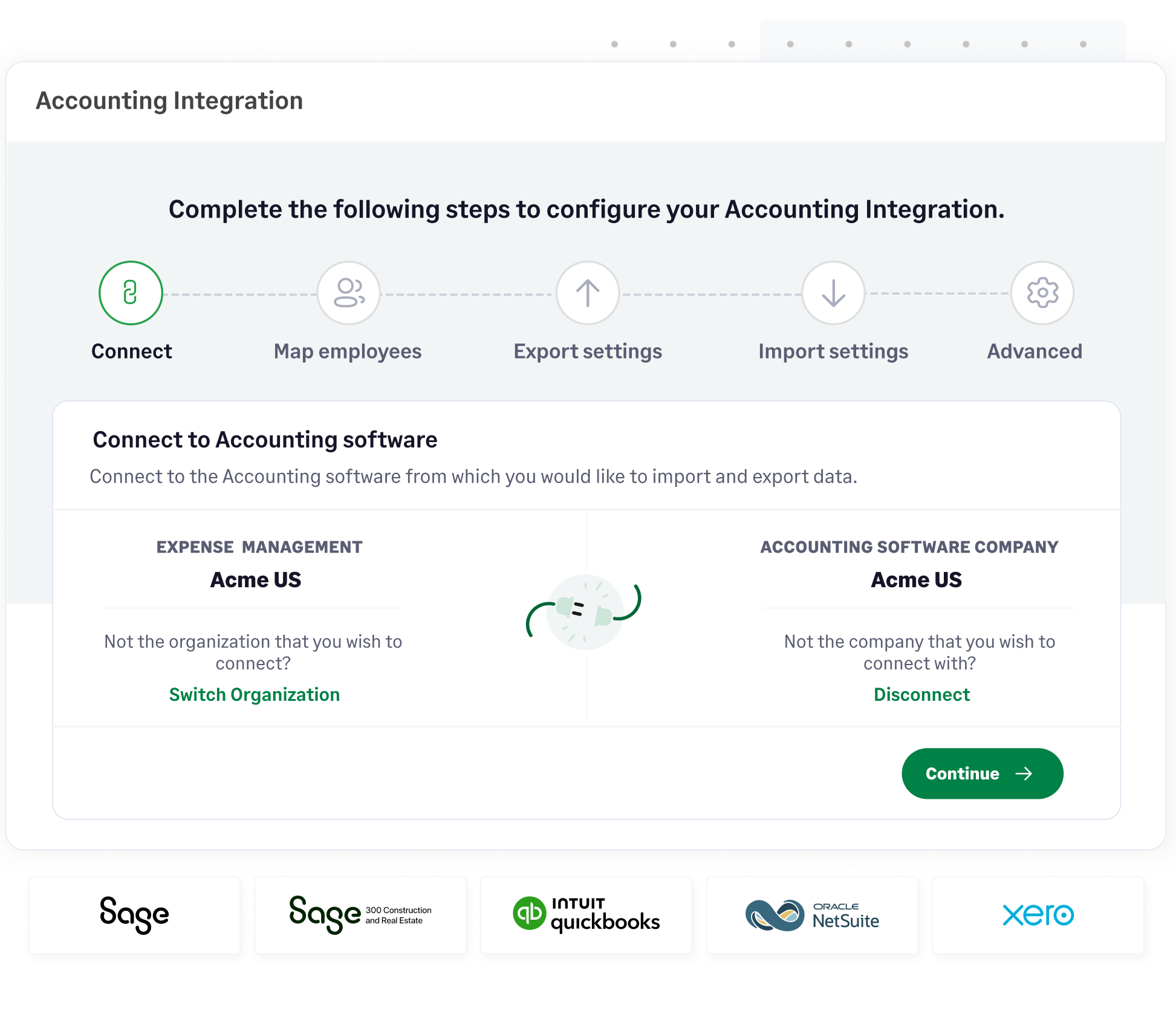 Auto-sync with Netsuite, Xero, Sage Intacct & QuickBooks Online