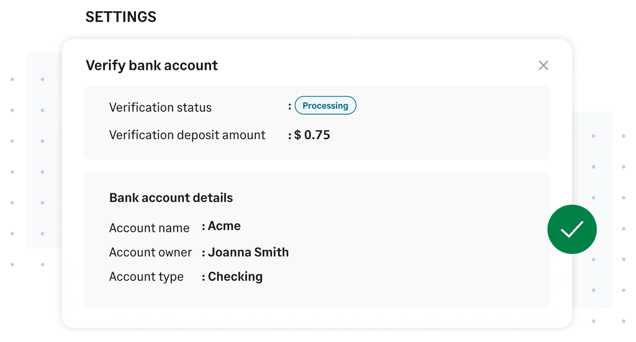 Verify employee bank details securely to ensure smooth reimbursements with Sage Expense Management