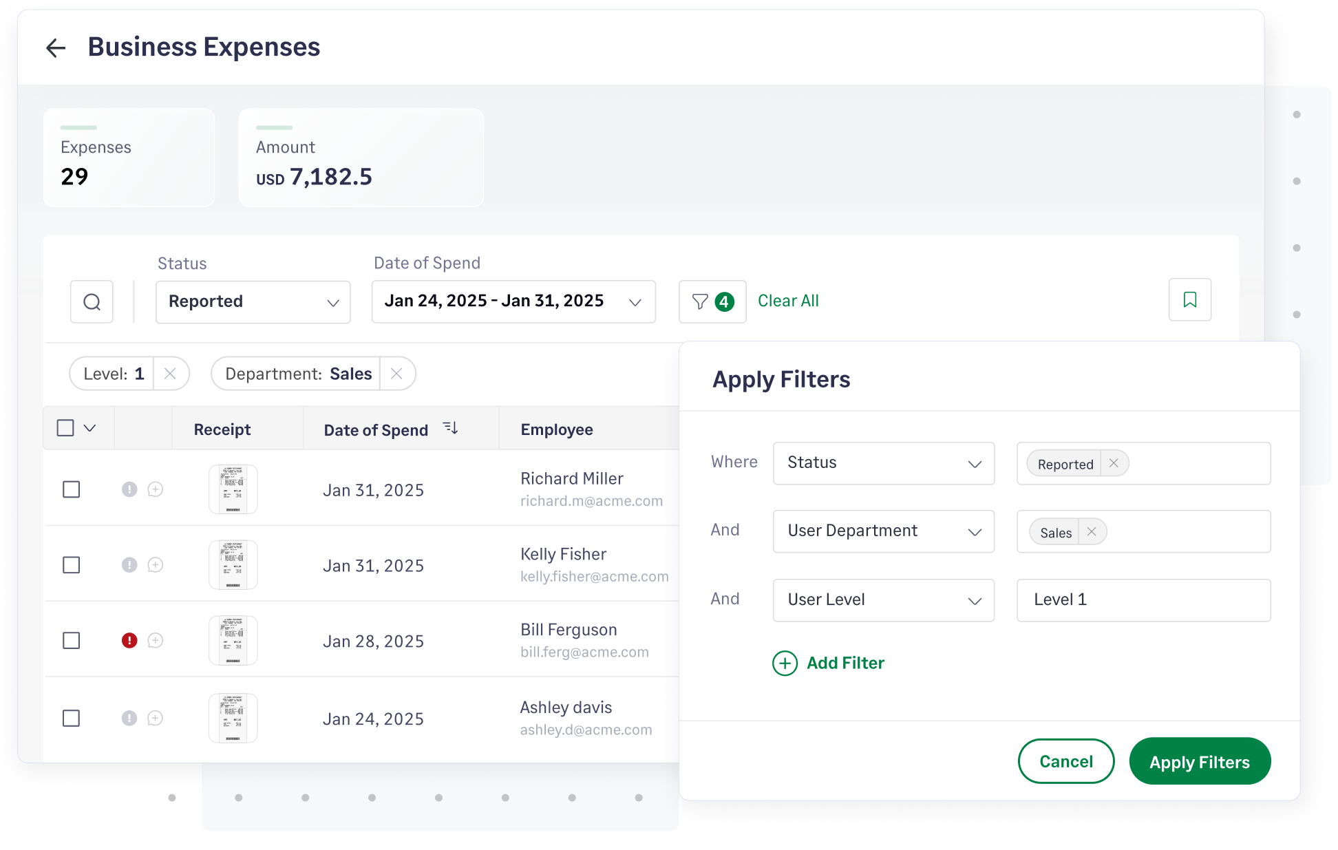 Manage billable expenses for clients from Sage Expense Management