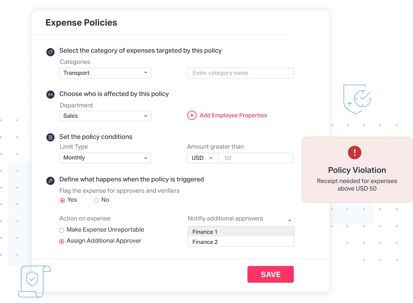 Enforce policies and stay compliant with Fyle - the best app for tracking business expenses and mileage