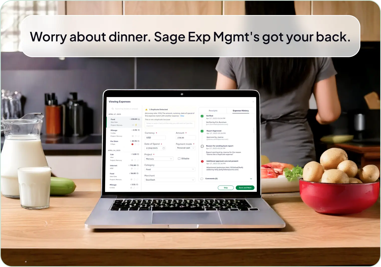How Sage Expense Management automates expense compliance with automated policy checks.