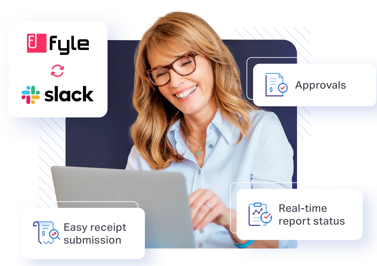 Fyle + Slack for easy receipt tracking and approvals