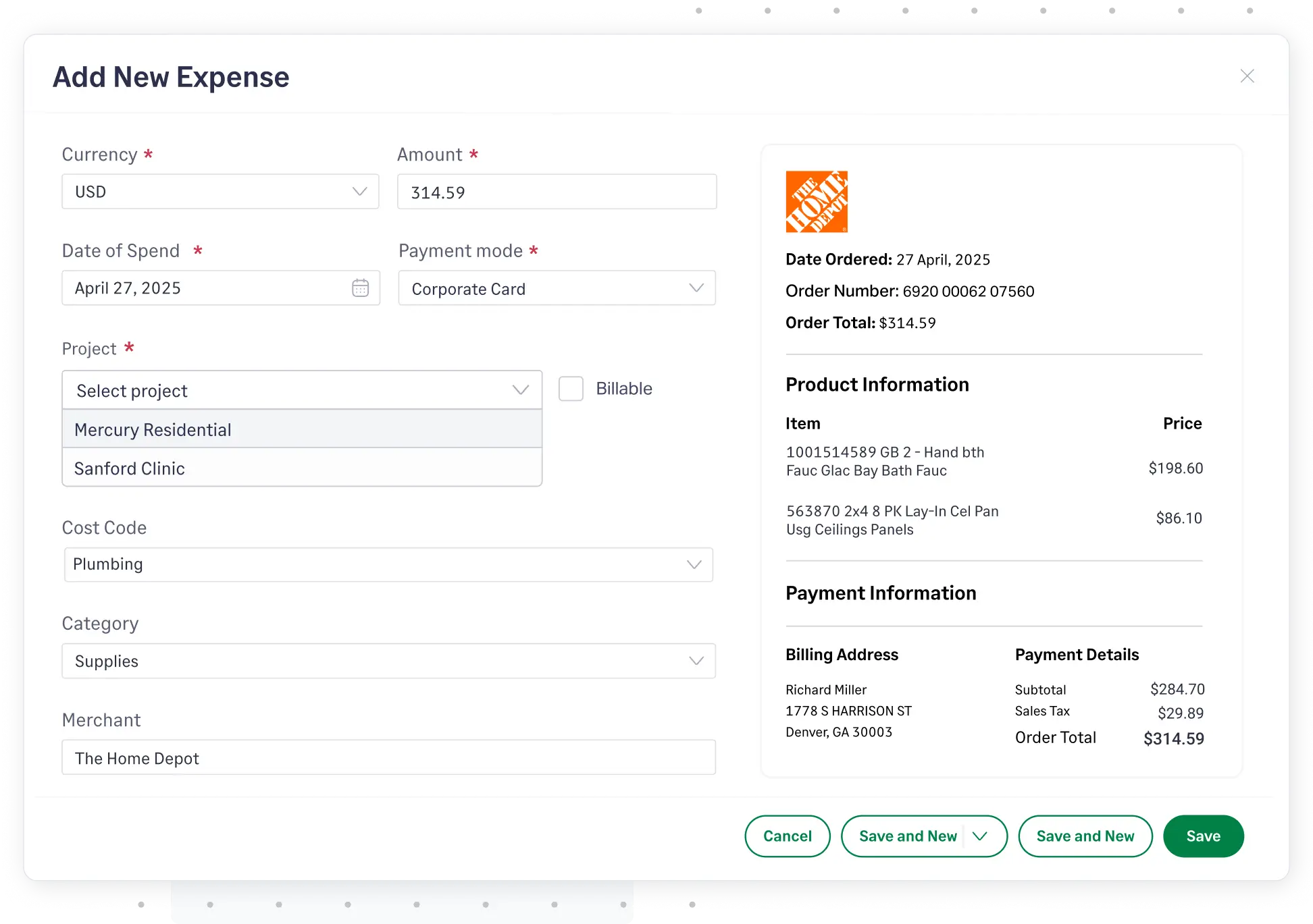 Sage Expense Management automatically categorizes and codes expenses using AI