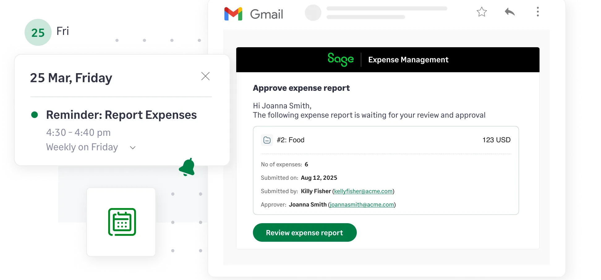 Approve expense reports on the go with Sage Expense Management