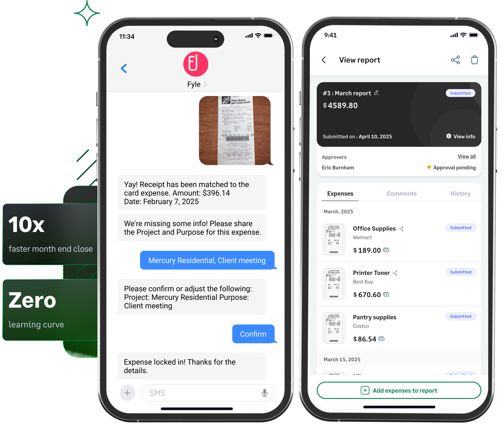 Track expenses with powerful Fyle features
