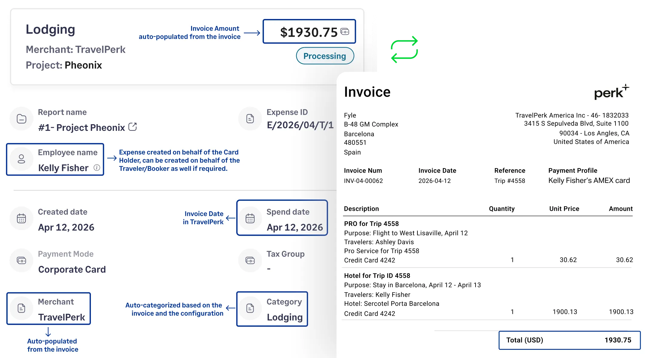 Sage Expense Management integrates with Perk for easy travel booking and management