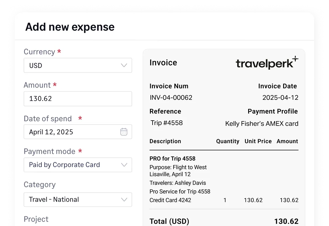 Sage Expense Management integrates with TravelPerk
