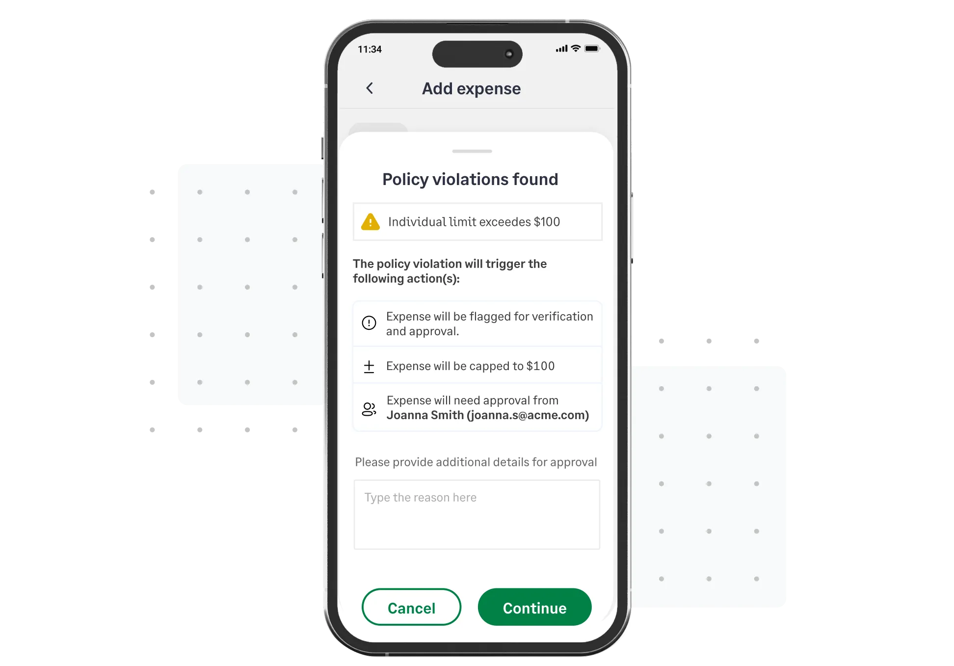 Detect policy violations automatically and eliminate fraud with Sage Expense Management