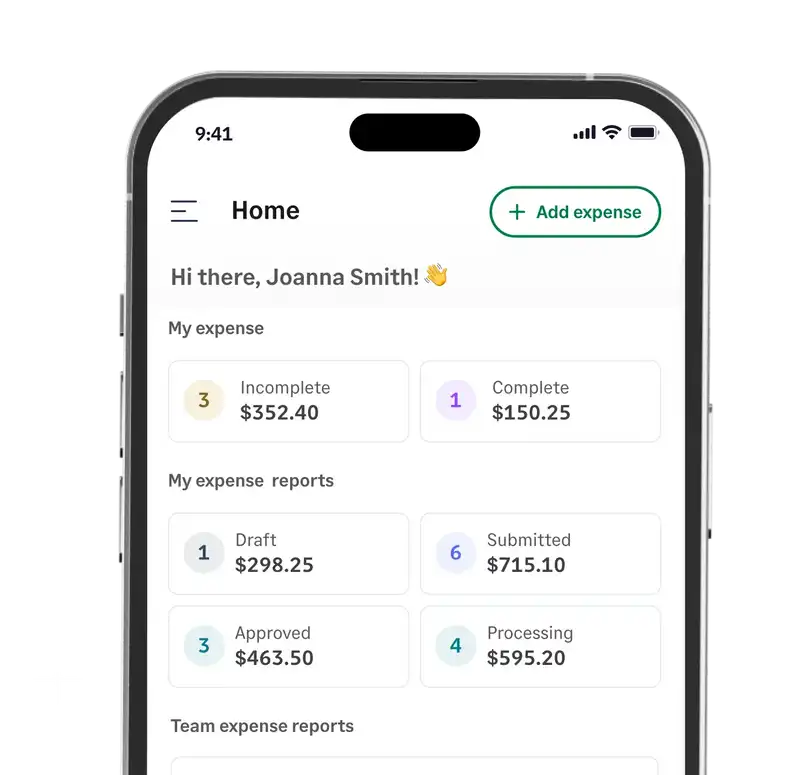 Automate expense tracking with Sage Expense management mobile app