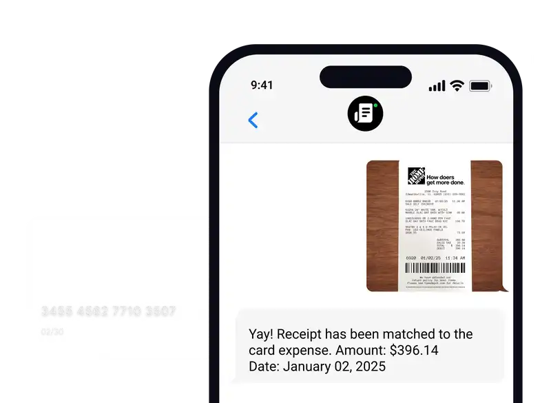 Receipt tracking via text message powered by Sage Expense Management